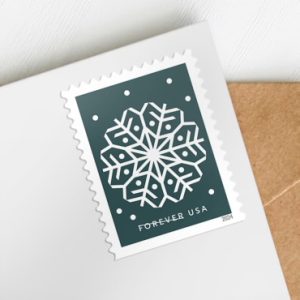 Forever Stamps 2024 Holiday Snowflake – Winter Celebration, First-Class Postage