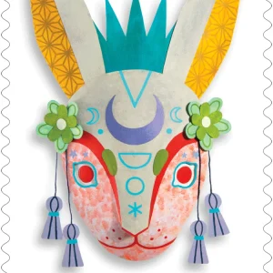 Forever Stamps 2023 Lunar New Year – Year of the Rabbit, Holiday Celebration, First-Class Postage